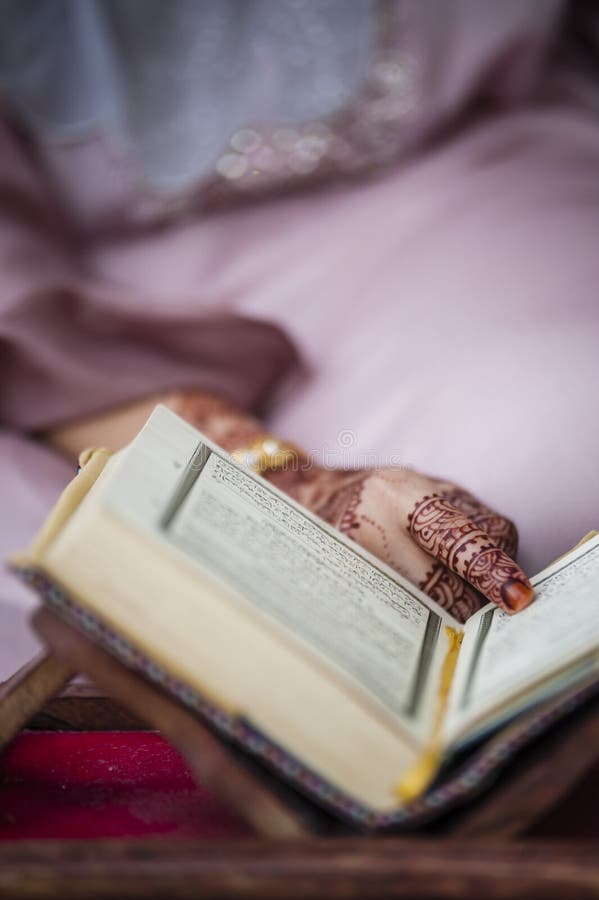 Reading Al Quran stock photo Image of hand rehal 