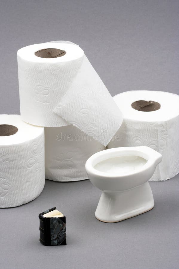 Reading in the bathroom stock photo. Image of bathroom 12085944