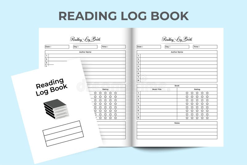 Reading Tracker Journal Log Book - KDP Interior (2218005)
