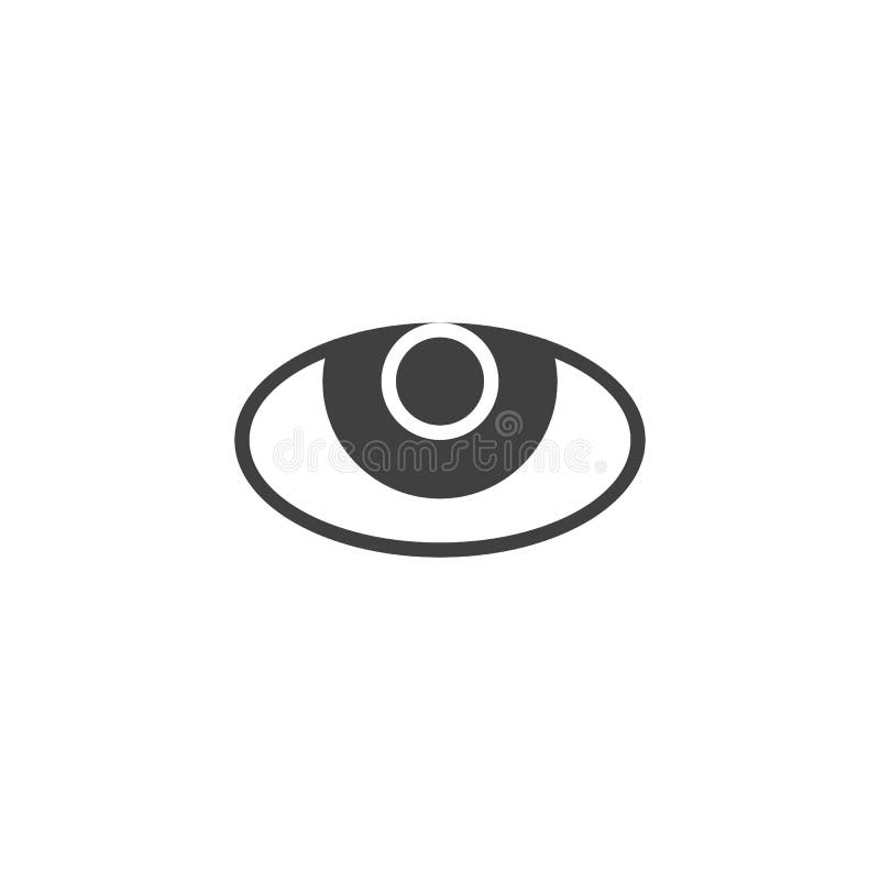 Reading mode vector icon stock vector. Illustration of eyeball - 190555108