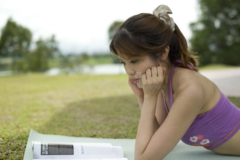 Reading in the park