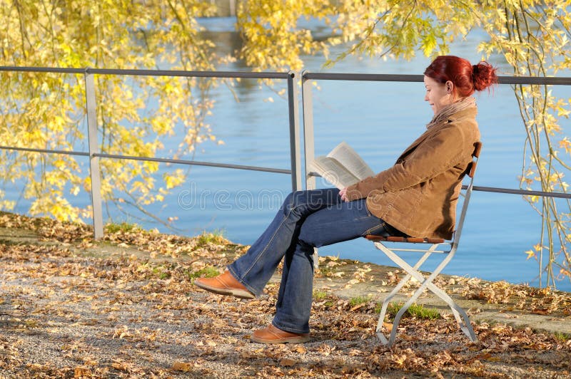 Reading stock photography