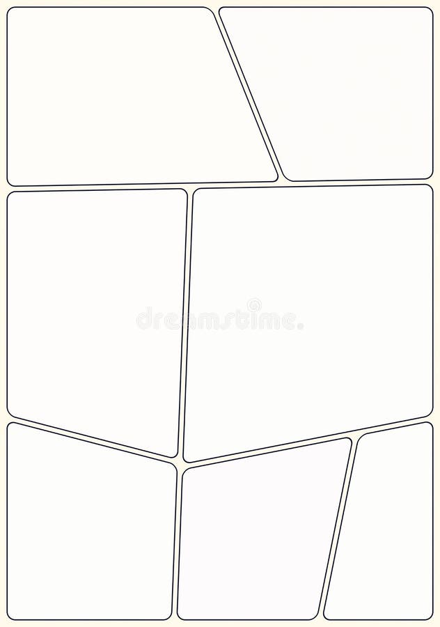 Comic Book Format Template from thumbs.dreamstime.com