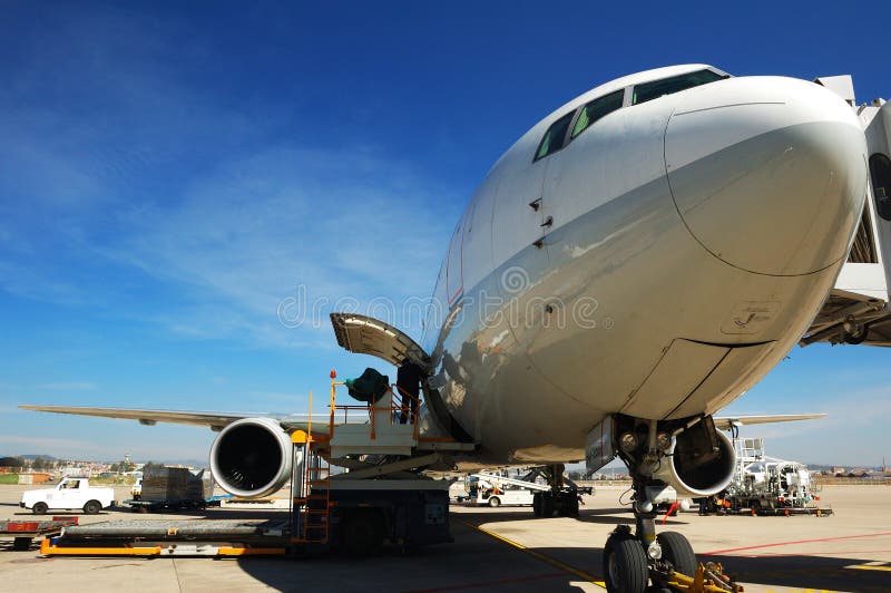 Ready passenger plane of lift-off