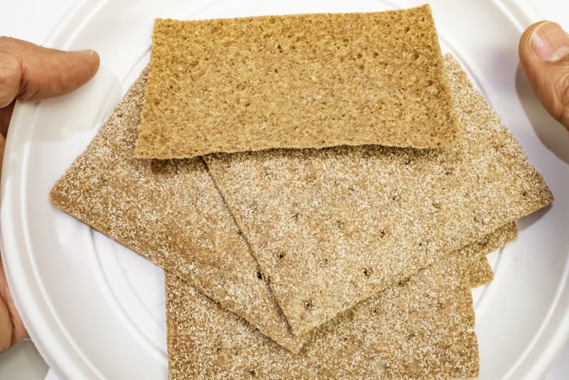 Ready To Eat Crackers with Rye Stock Photo Image of cracker, dieting