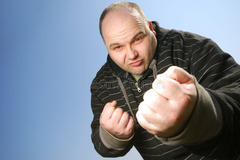Ready to fight? stock photo. Image of rowdy, aggressive 286398