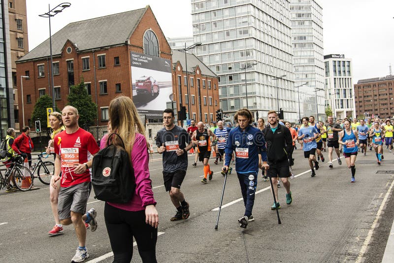 Ready Willing and Able Liverpool Marathon 2017 Editorial Photography