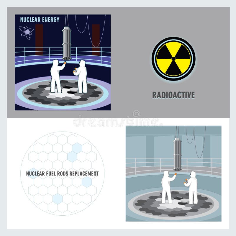 Reaktor jądrowy ilustracja wektor Reaktor jądrowy ilustracja wektor