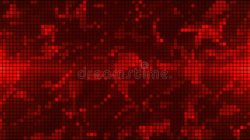 Real animated seamless abstract background of red squares. Abstract gradient background. Background for web design royalty free illustration