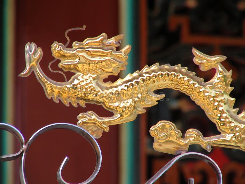 Real Chinese Dragon stock image. Image of dragon, monument - 387701