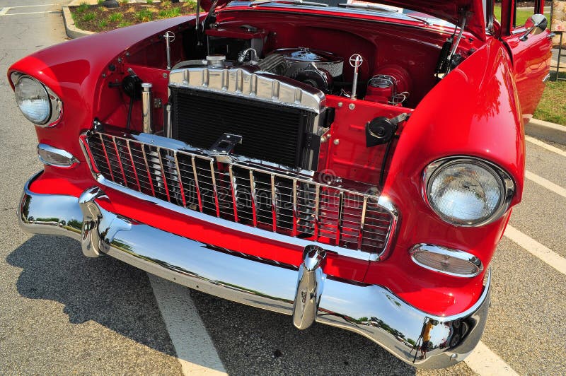 Classic Car stock image. Image of polish, muscle, paint 336125