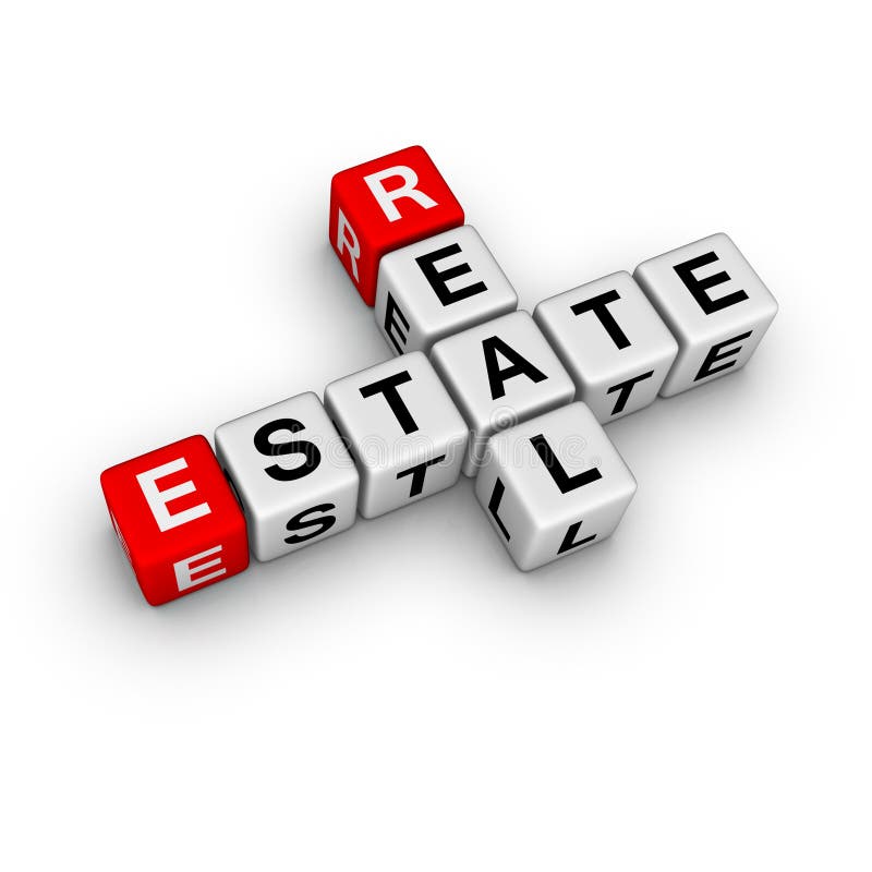 Real estate stock illustration. Illustration of cross 13298129