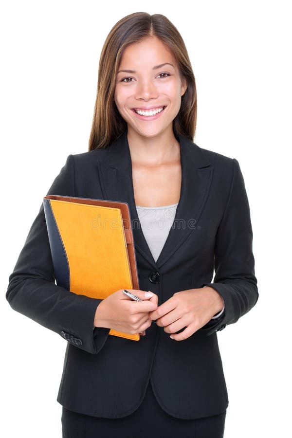 Real estate agent business woman portrait stock photos Real estate agent business woman portrait stock photos