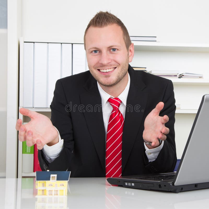 Real estate agent stock photo. Image of employee, agent 35316534