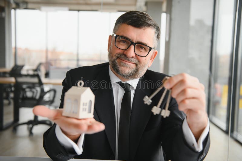 Real Estate Agent in Office Stock Photo Image of real, caucasian