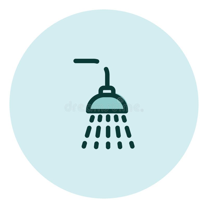 Real estate bathroom, icon stock vector. Illustration of silhouette ...