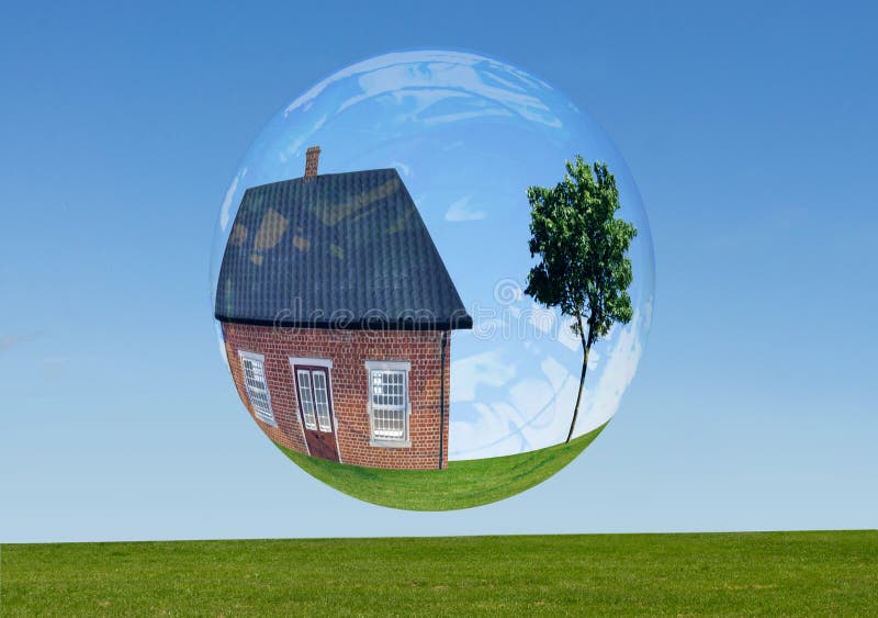 Real estate bubble stock photo. Image of boom, inflated 45175224