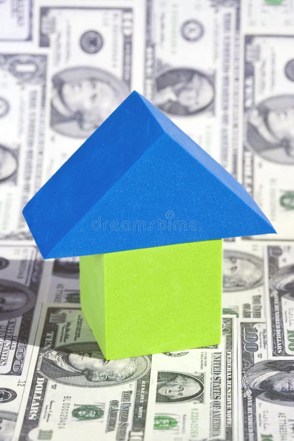 Real Estate Concept with Dollar Bills Stock Photo Image of currency