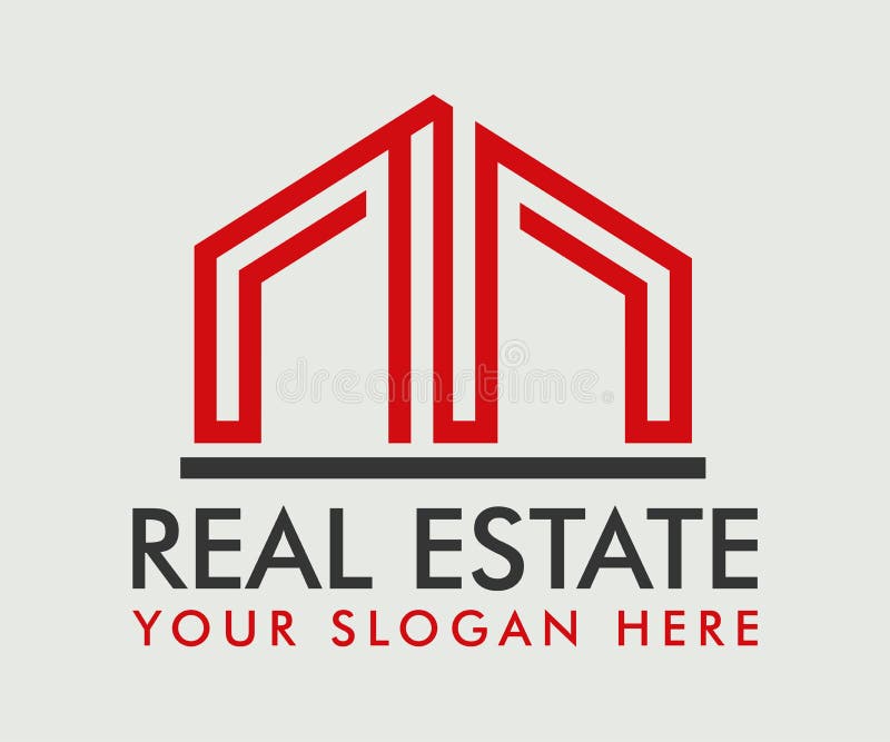 Real Estate, edificio, construcción y arquitectura Logo Vector Design stock de ilustración Real Estate, edificio, construcción y arquitectura Logo Vector Design stock de ilustración