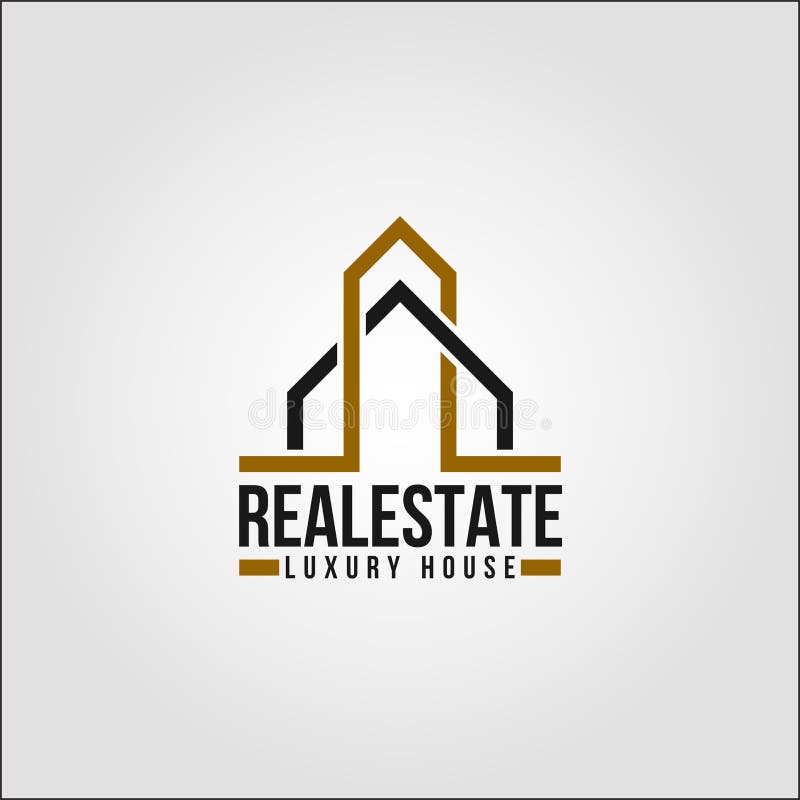 Real Estate - Elte egenskap Logo Template stock illustrationer Real Estate - Elte egenskap Logo Template stock illustrationer