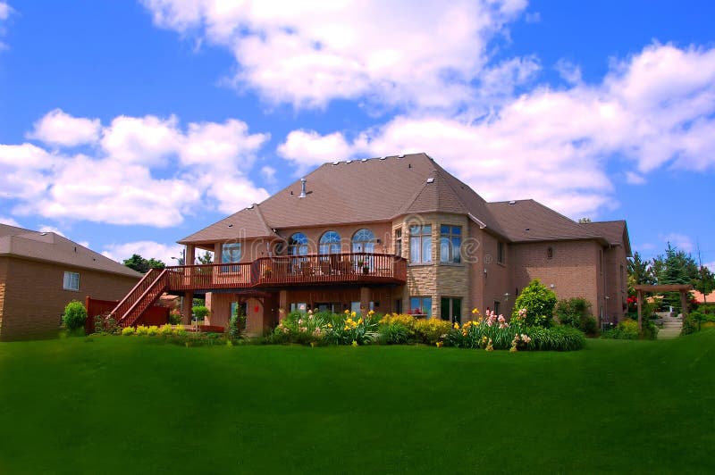 Real estate house royalty free stock photo