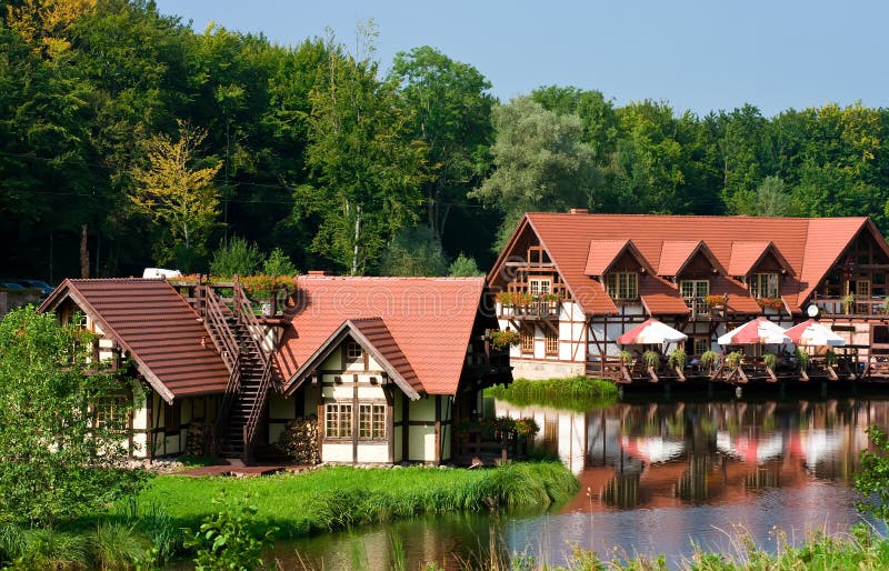 Real estate on water stock photo. Image of outdoor, buildings 16012308