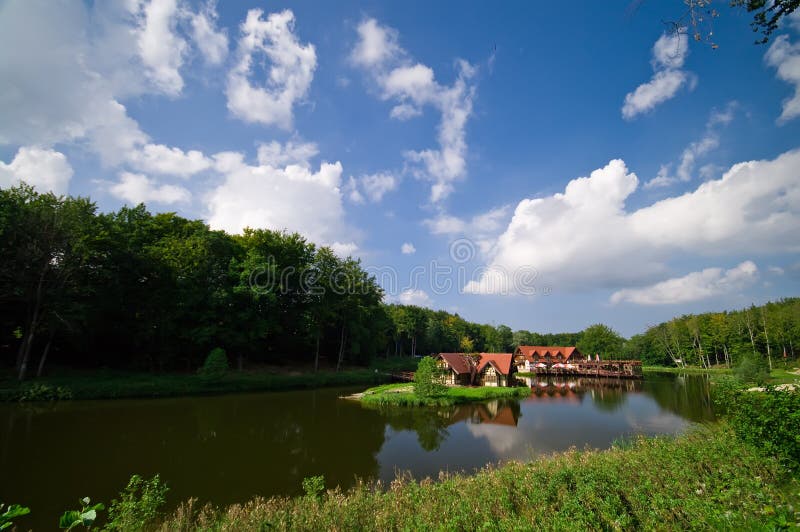 Real estate on water stock photo. Image of outdoor, buildings 16012308