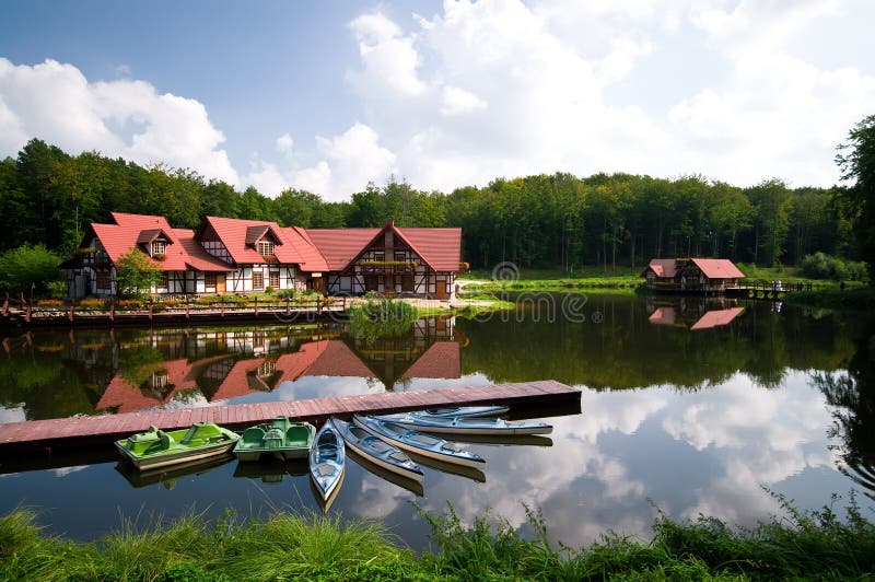 Real estate on water stock photo. Image of outdoor, buildings 16012308