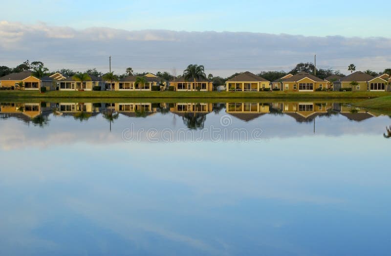 Real Estate on Water stock photo. Image of still, estate 70455930