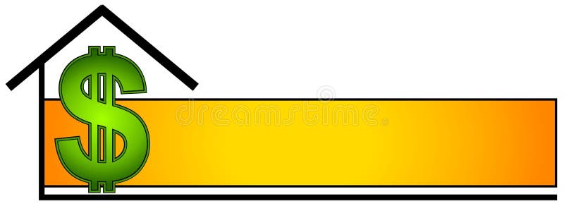 Real Estate Web Page Logo royalty free illustration