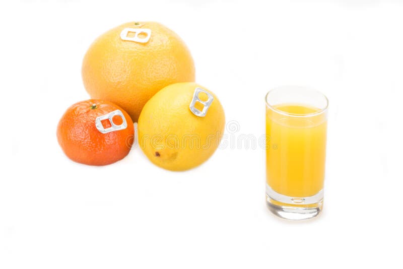 Real and Fresh Citrus Juice Stock Photo Image of produce, bottle