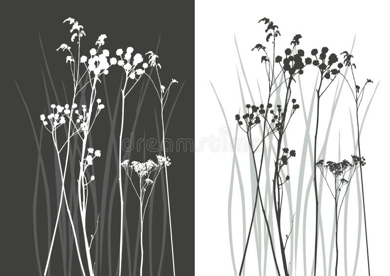 Real grass silhouette - vector royalty free illustration Real grass silhouette - vector royalty free illustration