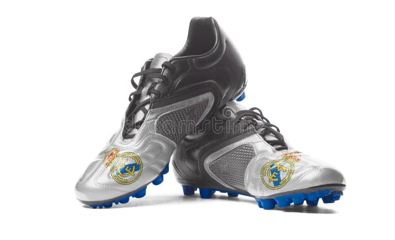 Real Madrid de FC - bottes du football images libres de droits Real Madrid de FC - bottes du football images libres de droits