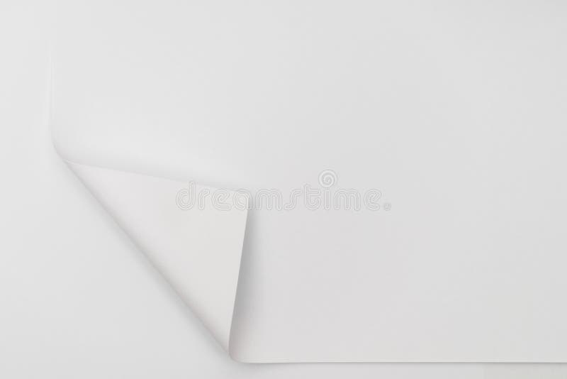 Real Paper Corner Fold. stock photo. Image of curly, folded 70840494