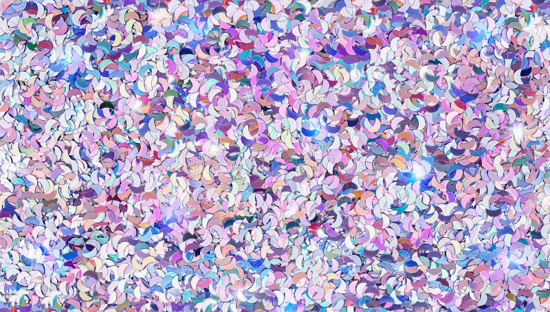 Crescent shape glitter sparkles textured background royalty free stock image