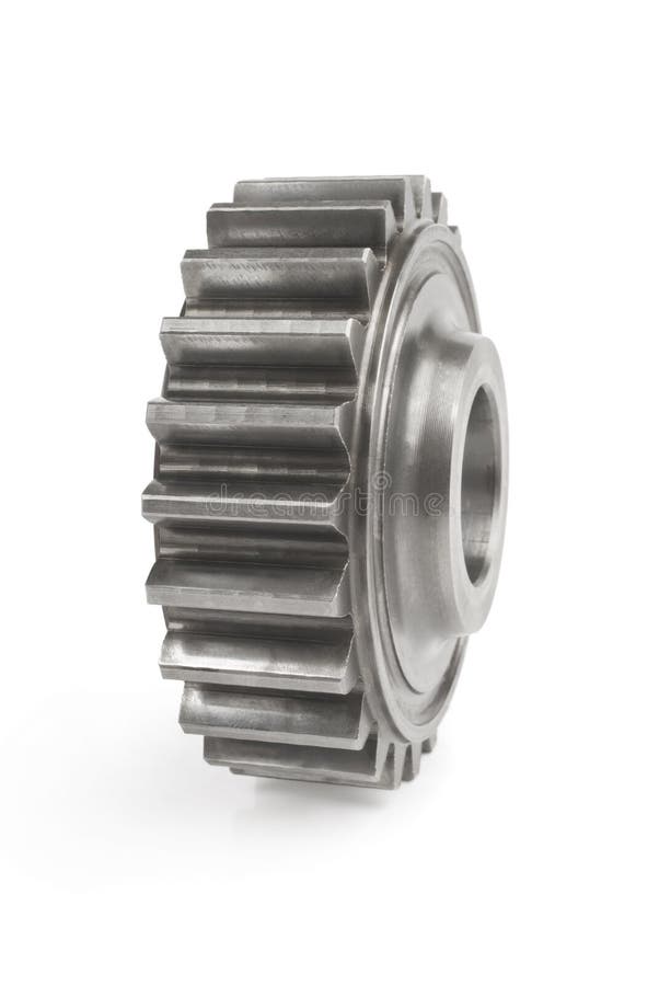 Real stainless steel gears stock photo. Image of front 33727012