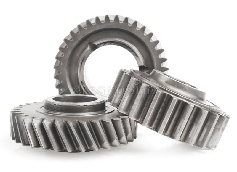 Real stainless steel gears stock photo. Image of exposed 33727016