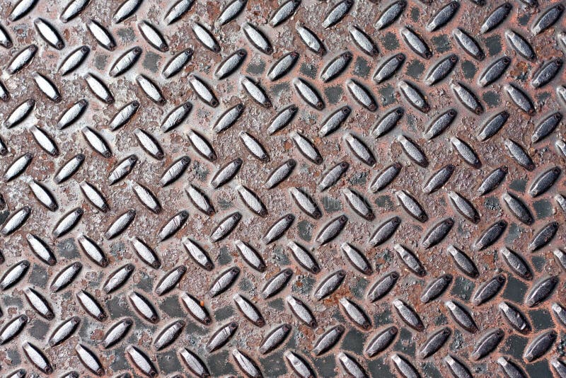 Real Steel Diamond Plate Texture Stock Image Image of durable