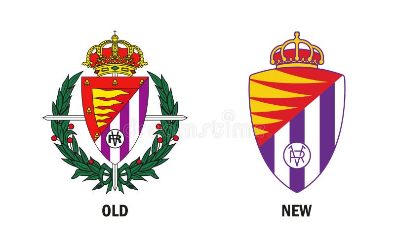 Real Valladolid Club Logo Symbol La Liga Spain Football Abstract Stock Vector - Illustration of design, logo: 286897268
