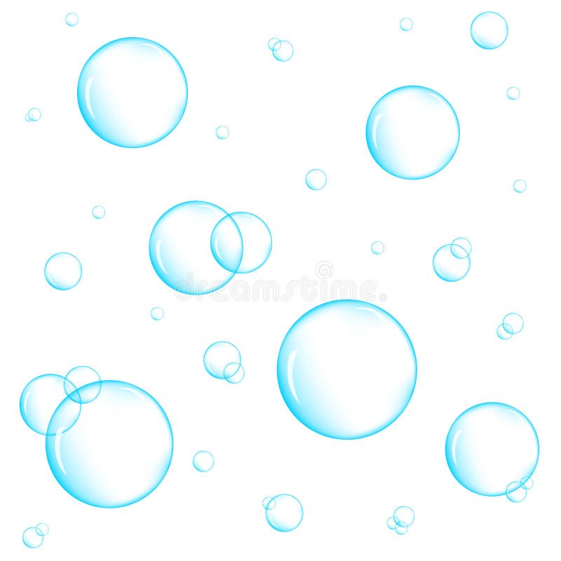 Animated Stream Decoration Underwater Bubbles, Colorful Bubble