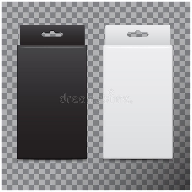 Realistic Cardboard Box Set. Vector package for Software, electronic device and other products stock illustration