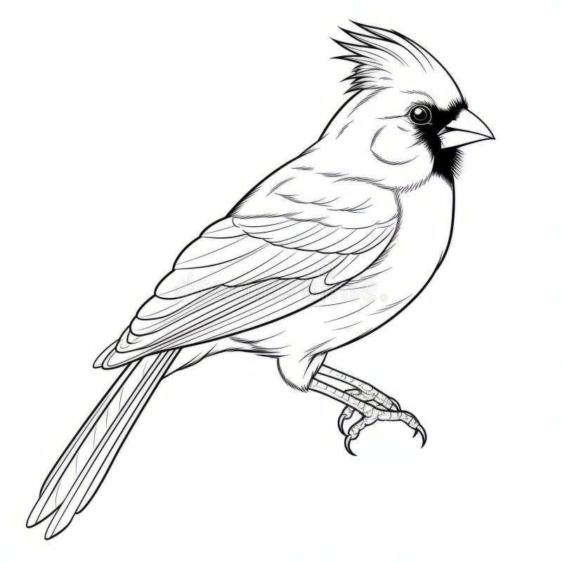 cardinals coloring pages