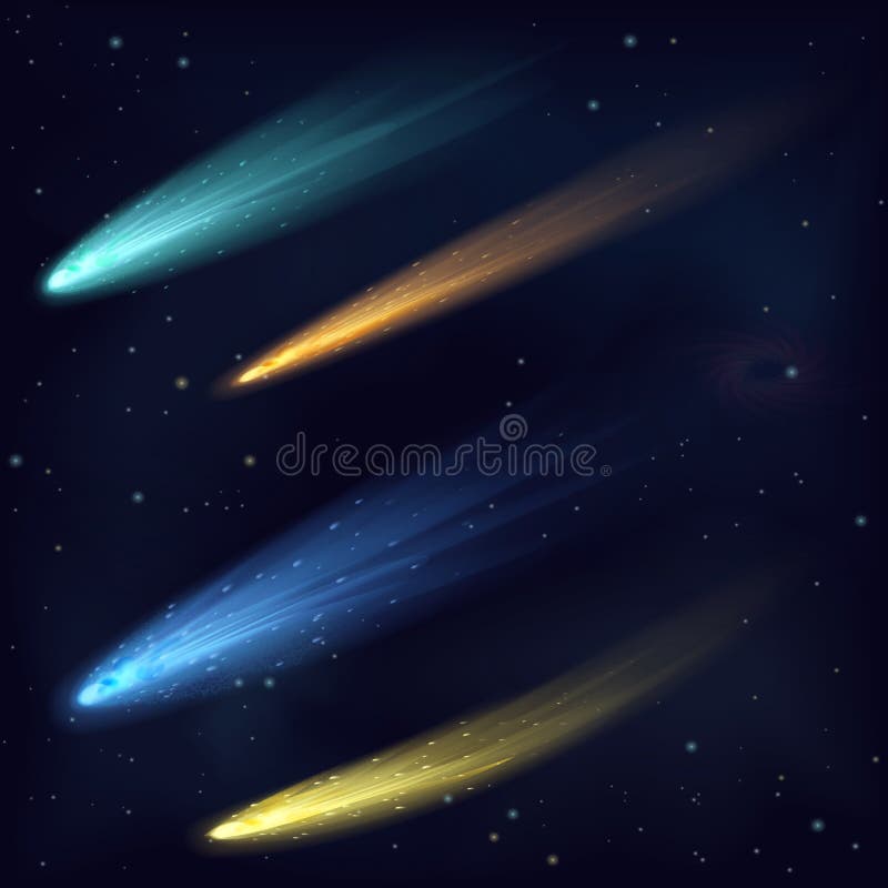 comet in space