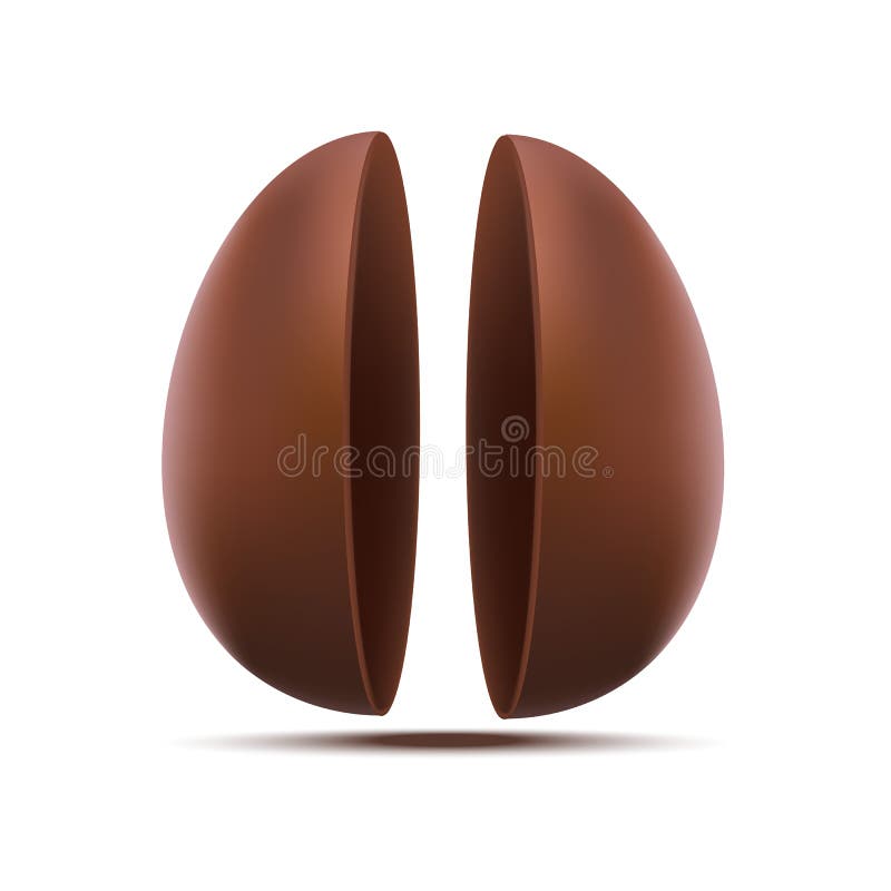 PNG Vector realistic chocolate eggs