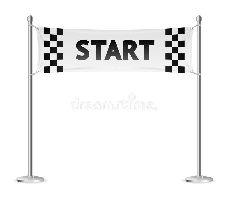 start line clipart