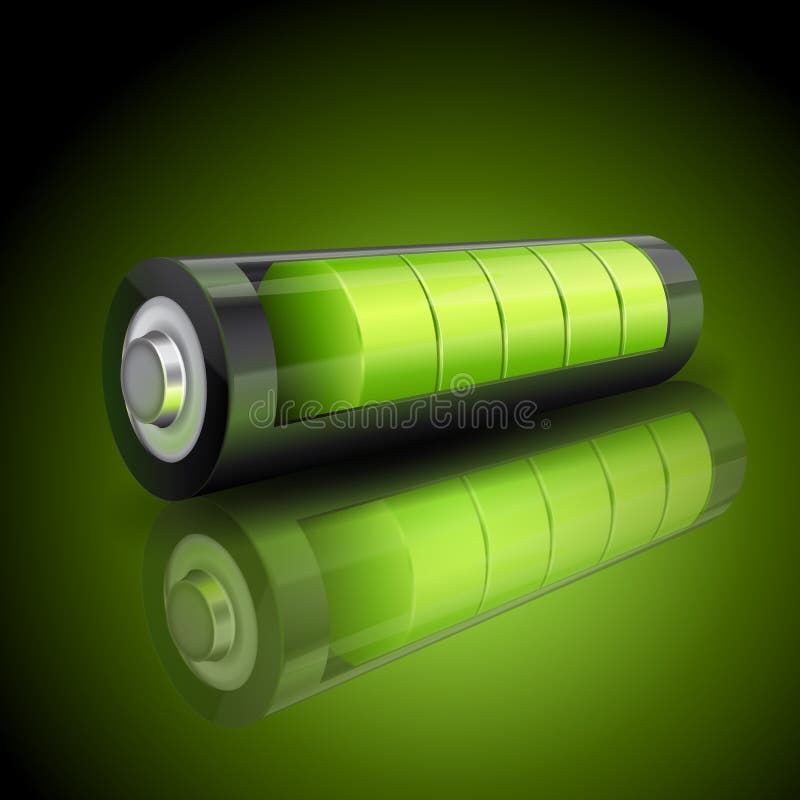 car battery indicator green