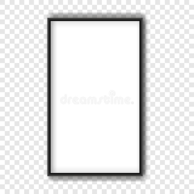 Realistic vector picture frame vector illustration