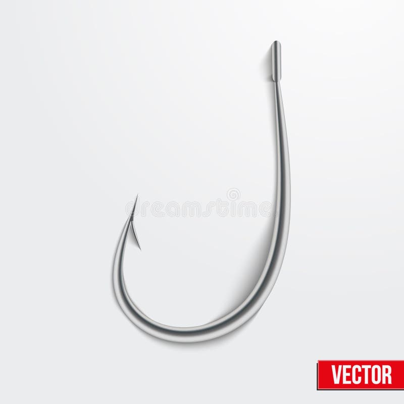 Realistic fishing hook