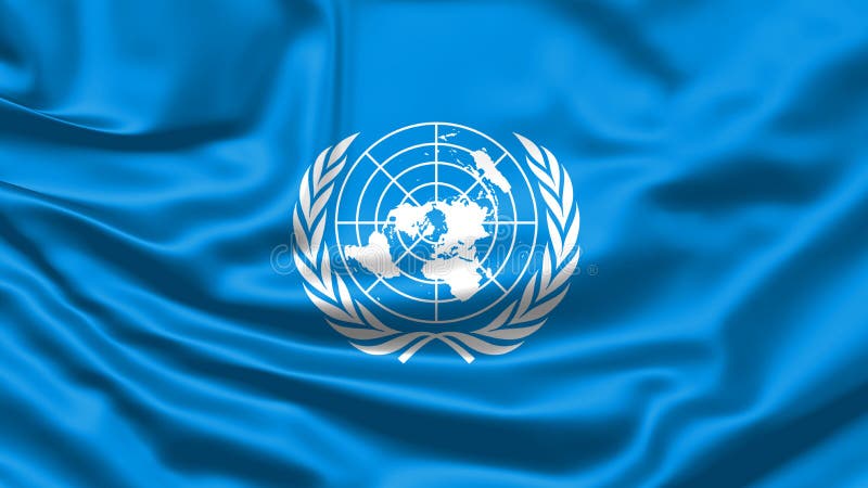 Realistic Flag. United Nations Organization Flag Blowing in the Wind.  Background Silk Texture Editorial Stock Image - Illustration of postcard,  government: 179985959