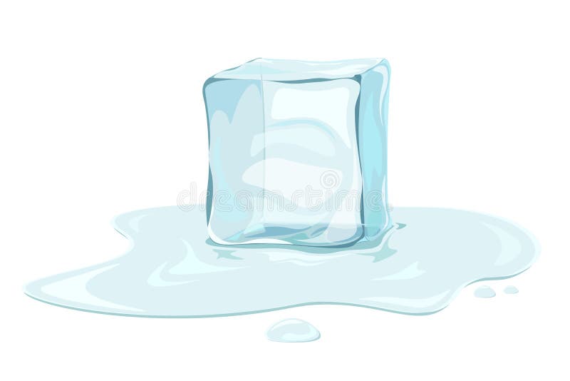 Realistic Ice cubes vector vector illustration